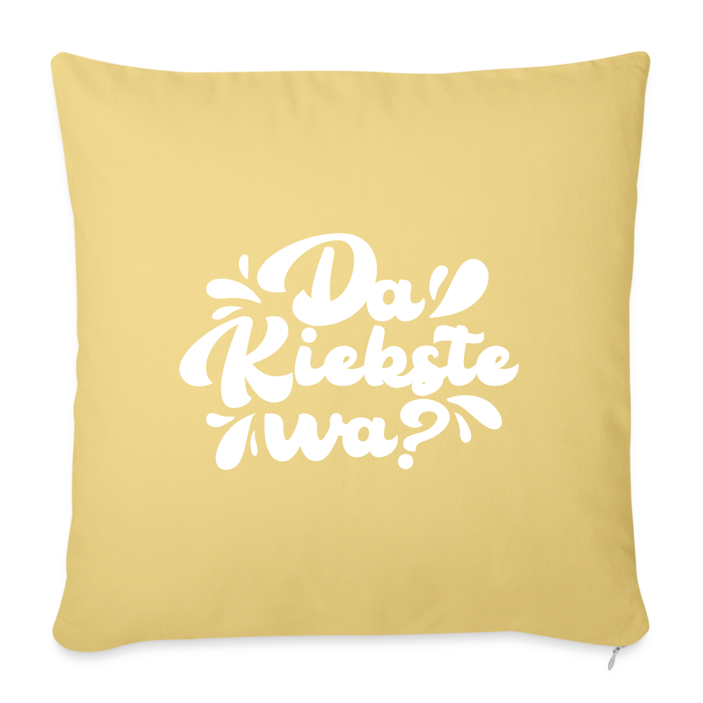 Kiekste - Sofakissen mit Füllung (45 x 45 cm) - washed yellow