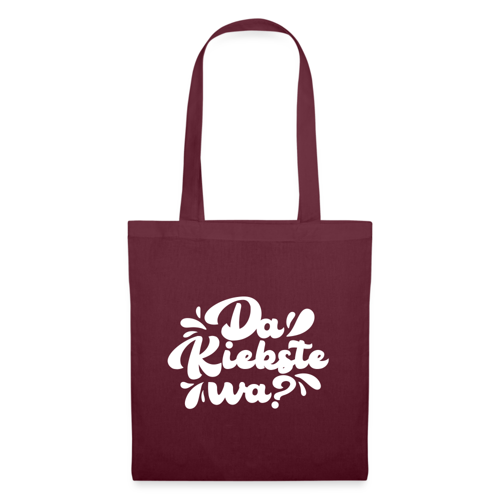 Kiekste - Stoffbeutel - burgundy