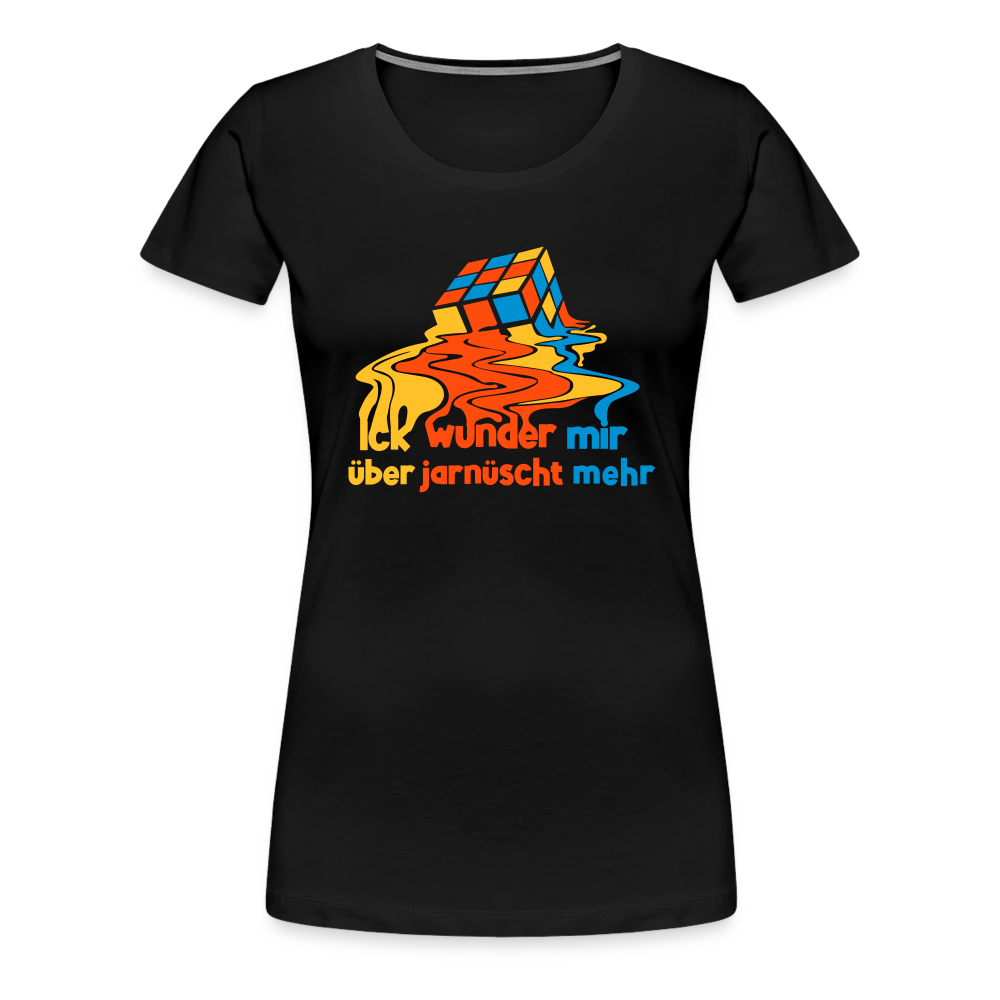 Ick wunder mir - Frauen Premium T-Shirt - black