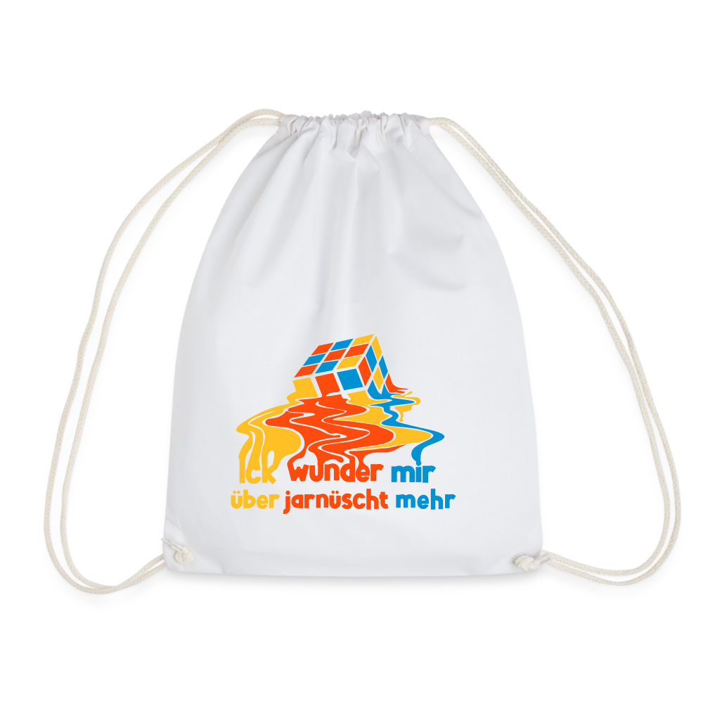 Ick wunder mir - Stoffbeutel - white