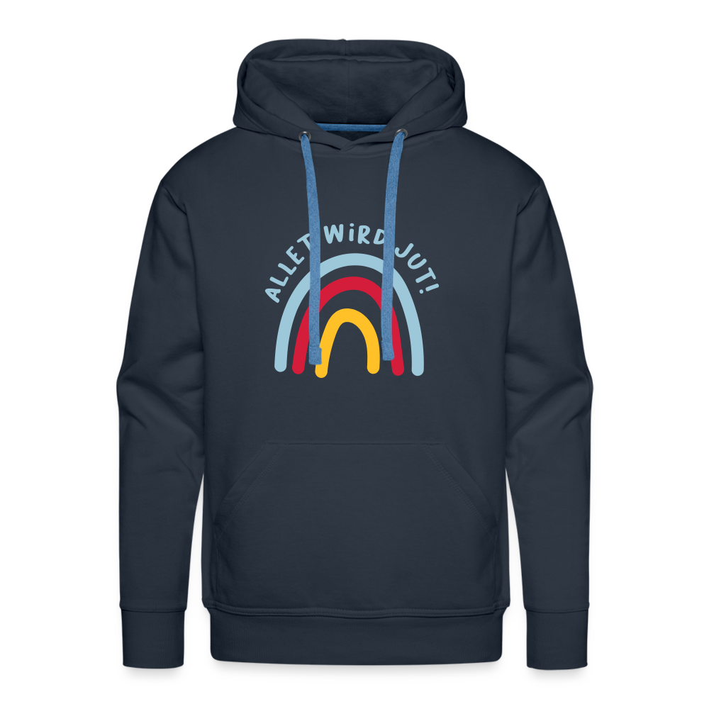 Allet wird jut! - Männer Premium Hoodie - navy