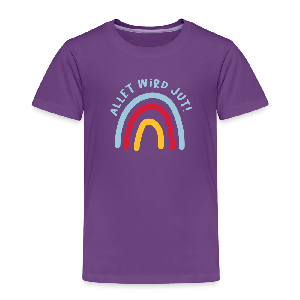Allet wird jut! - Kinder Premium T-Shirt - purple