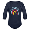 Allet wird jut! - Bio-Langarmbody - dark navy