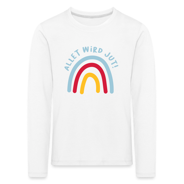 Kinder Langarmshirt mit dem Motiv Allet wird jut! aus Berlin.