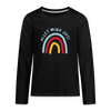 Allet wird jut! - Teenager Langarmshirt - black