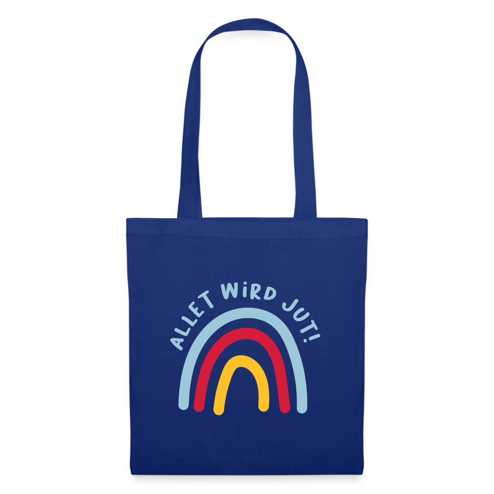 Allet wird jut! - Stoffbeutel - royal blue