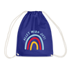 Allet wird jut! - Turnbeutel - royal blue
