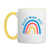 Allet wird jut! - Tasse zweifarbig