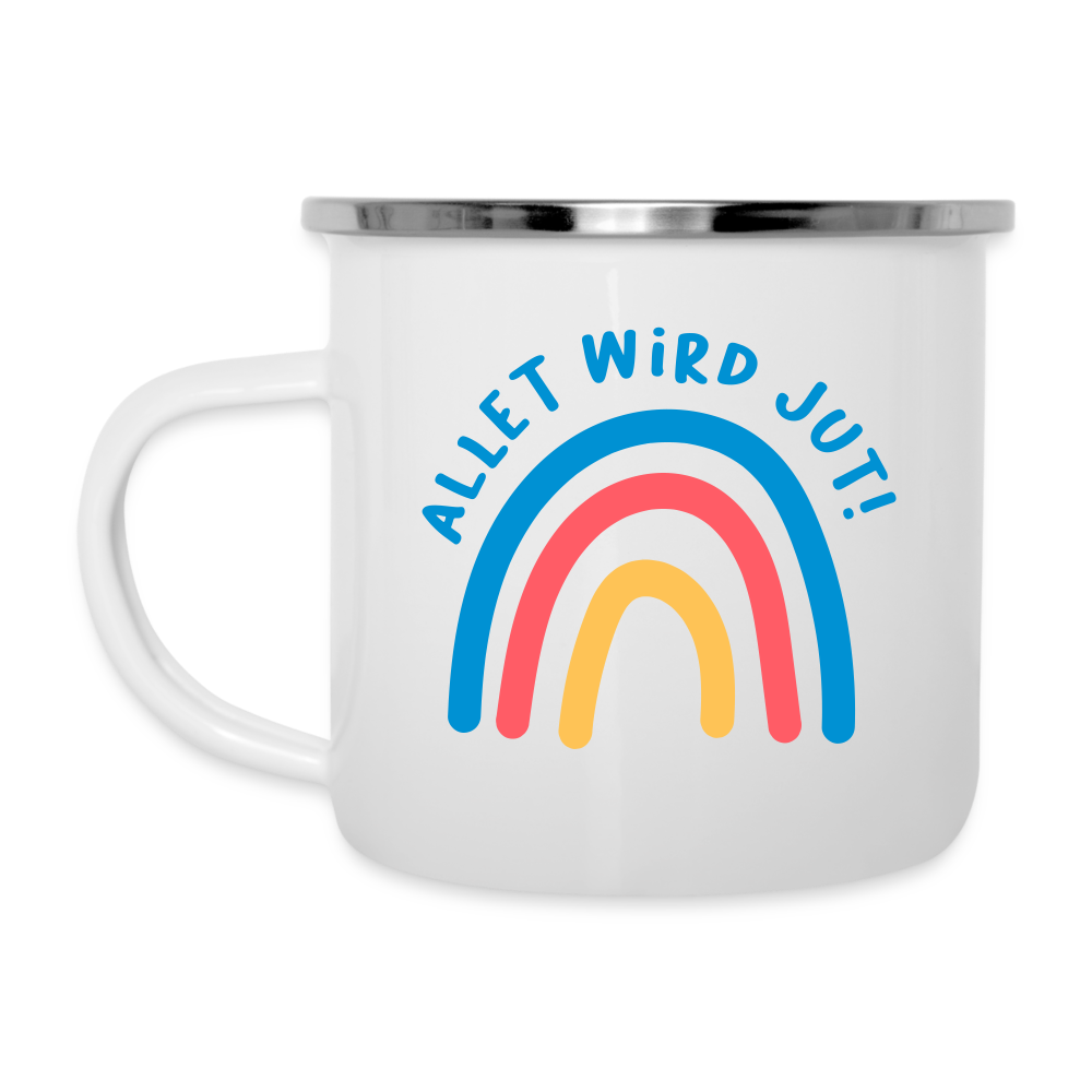 Allet wird jut! - Emaille Tasse