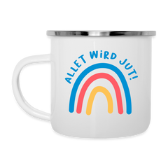 Allet wird jut! - Emaille Tasse