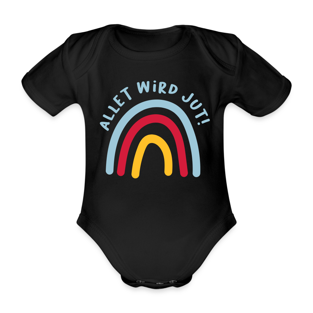 Allet wird jut! - Bio-Kurzarmbody - black