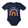 Allet wird jut! - Bio-Kurzarmbody - dark navy