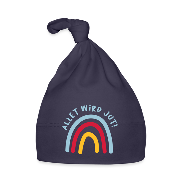 Allet wird jut! - Babymützen - navy