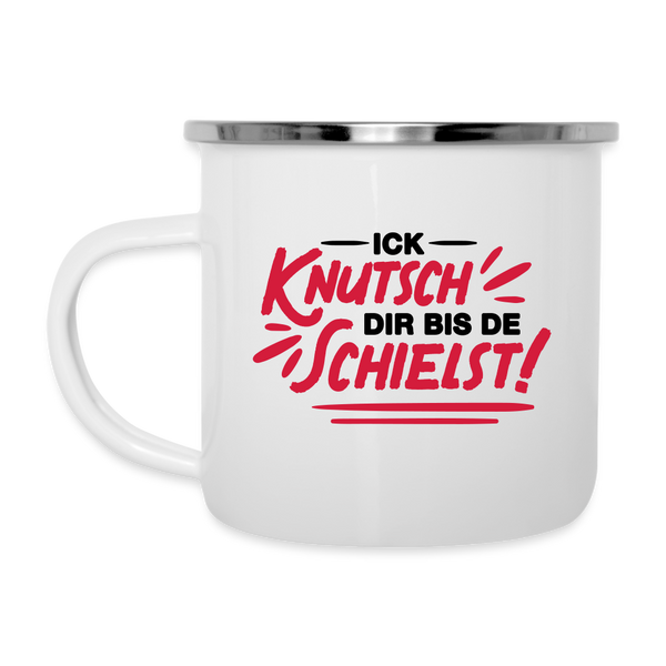 Ick knutsch dir! - Emaille Tasse