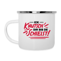 Ick knutsch dir! - Emaille Tasse