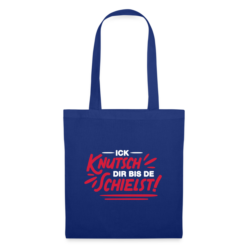 Ick knutsch dir! - Stoffbeutel - royal blue