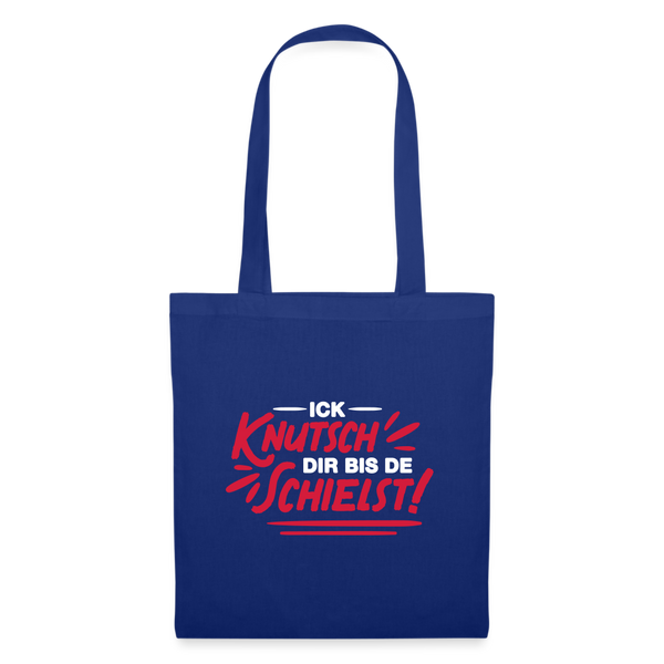 Ick knutsch dir! - Stoffbeutel - royal blue