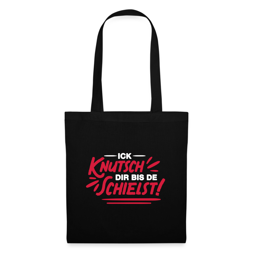 Ick knutsch dir! - Stoffbeutel - black