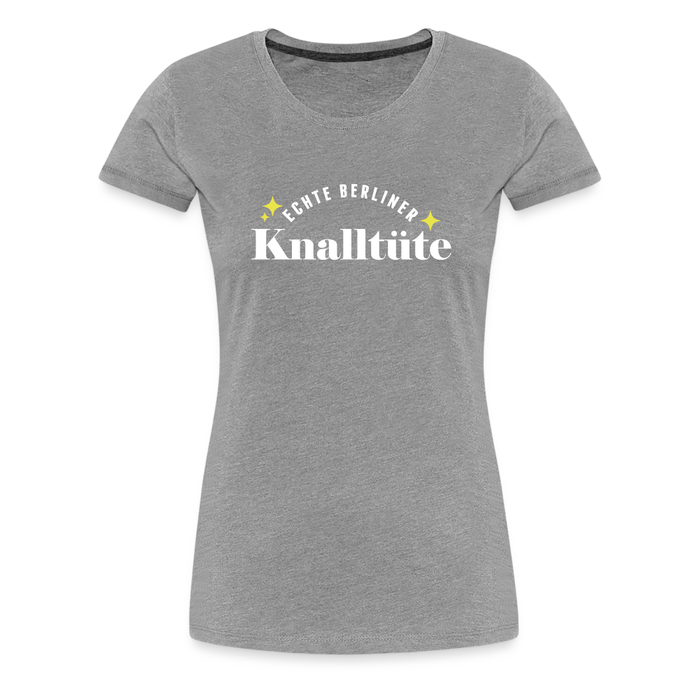 Knalltüte - Frauen Premium T-Shirt - heather grey