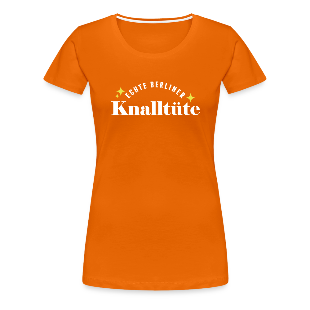 Knalltüte - Frauen Premium T-Shirt - orange