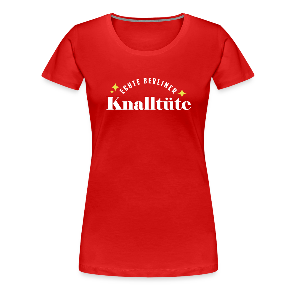 Knalltüte - Frauen Premium T-Shirt - red