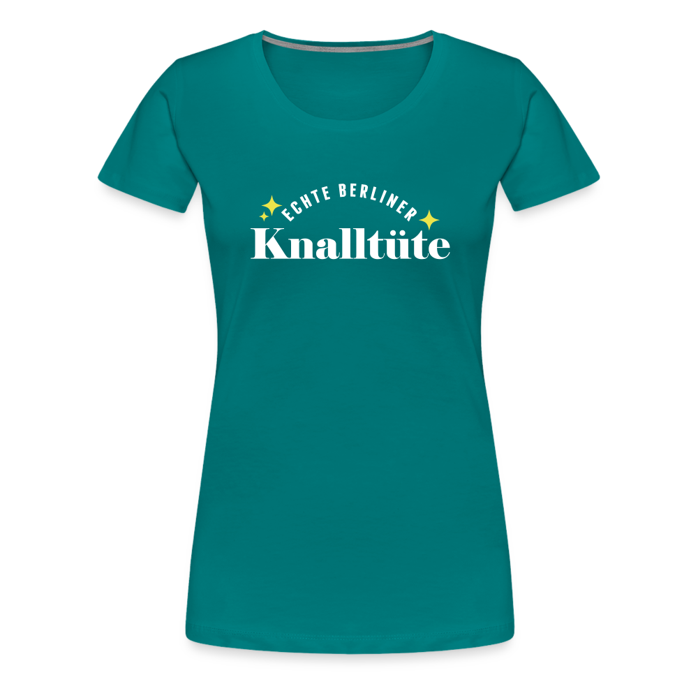 Knalltüte - Frauen Premium T-Shirt - diva blue