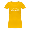 Knalltüte - Frauen Premium T-Shirt - sun yellow
