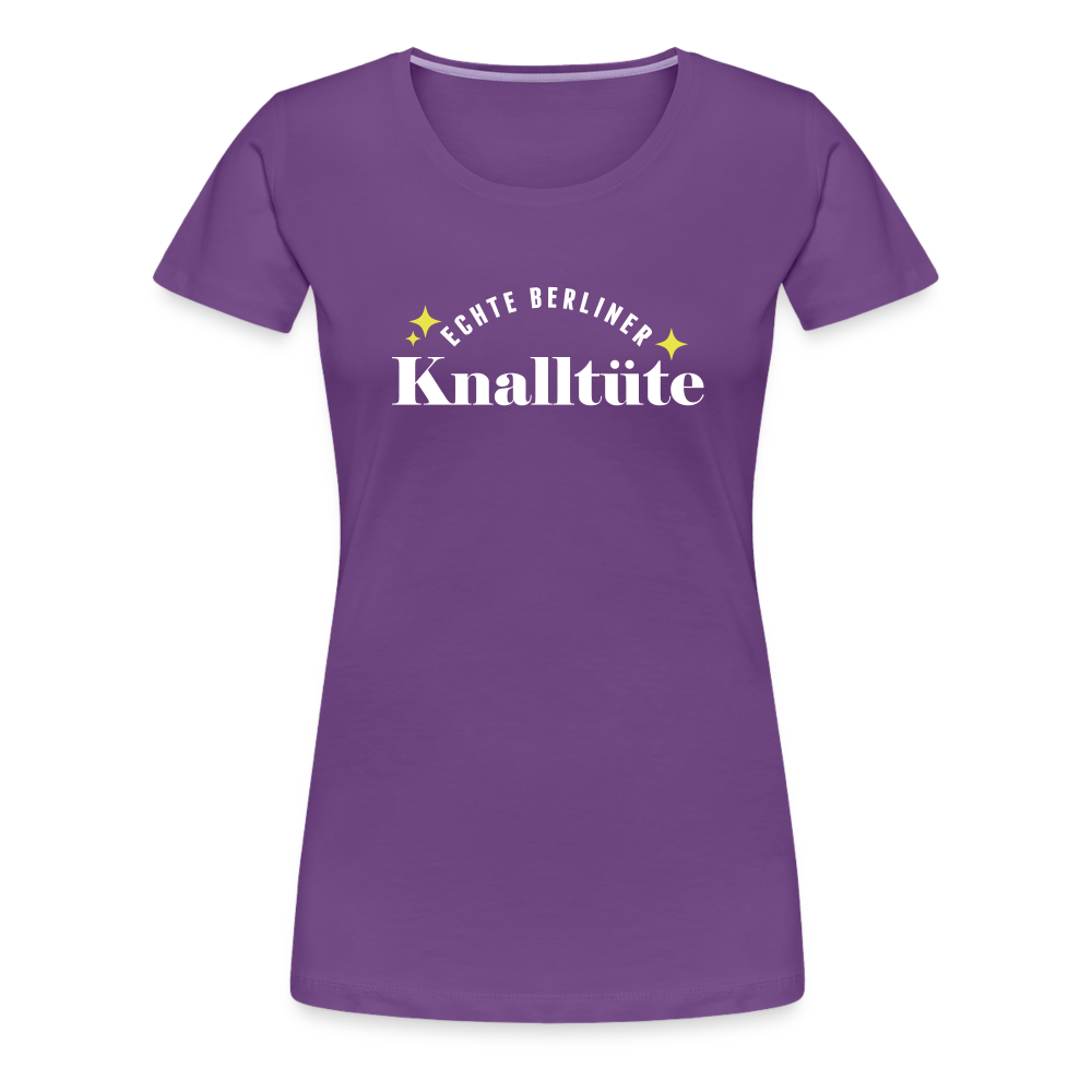 Knalltüte - Frauen Premium T-Shirt - purple