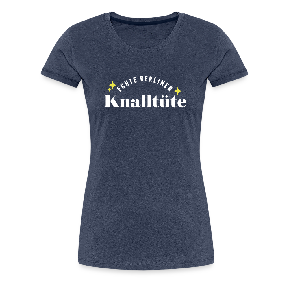 Knalltüte - Frauen Premium T-Shirt - heather blue