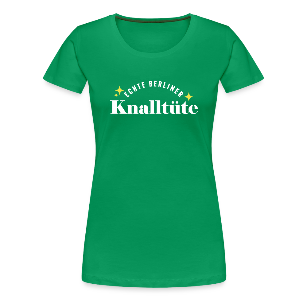 Knalltüte - Frauen Premium T-Shirt - kelly green