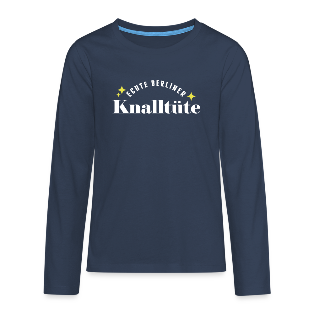 Knalltüte - Teenager Langarmshirt - navy