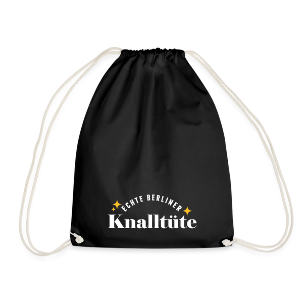 Knalltüte - Turnbeutel - black