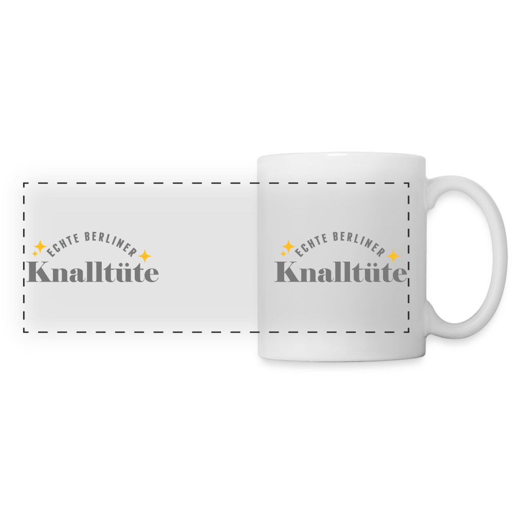 Knalltüte - Tasse zweifarbig - white