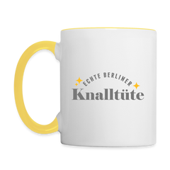 Echte Berliner Knalltüte - Tasse zweifarbig