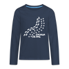 Jemeinsam Für Imma - Teenager Langarmshirt - navy