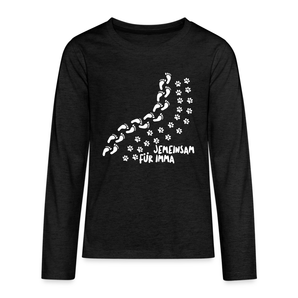 Jemeinsam Für Imma - Teenager Langarmshirt - charcoal grey