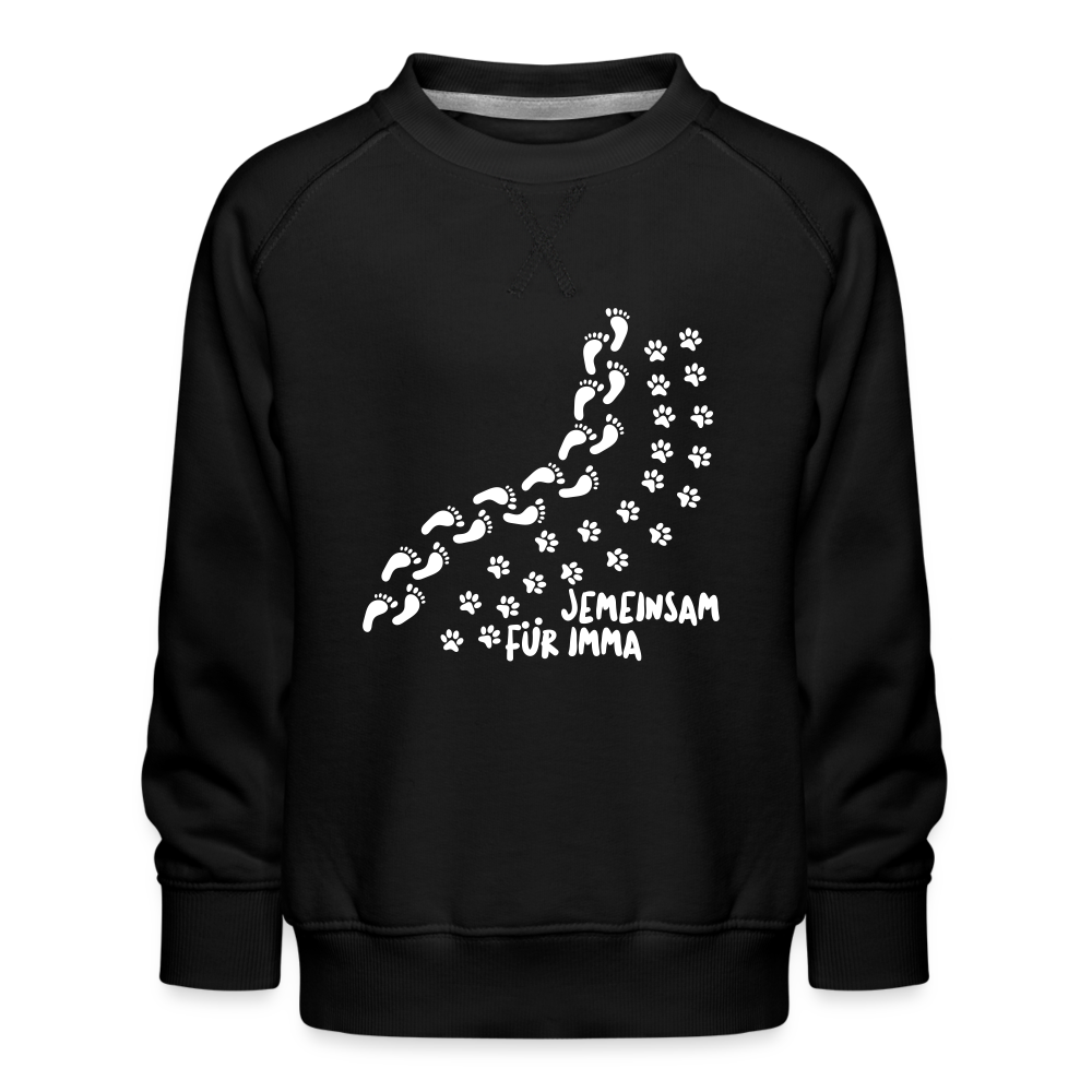 Jemeinsam Für Imma - Kinder Premium Sweatshirt - black