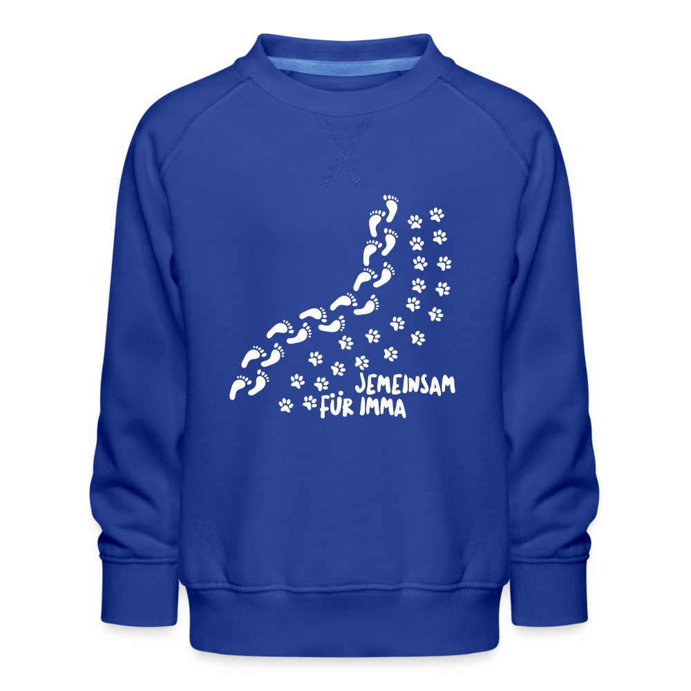 Jemeinsam Für Imma - Kinder Premium Sweatshirt - royal blue