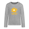 Dufte - Teenager Langarmshirt - heather grey