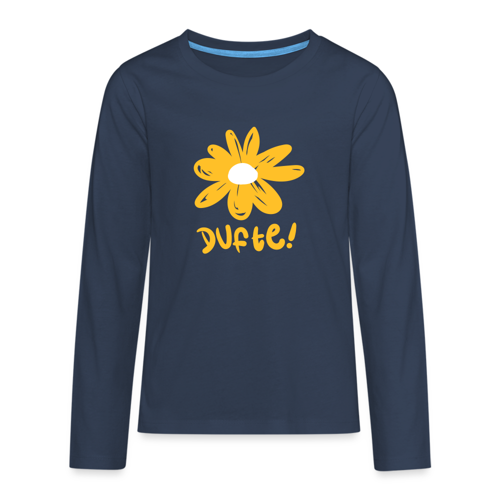 Dufte - Teenager Langarmshirt - navy