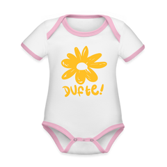 Dufte - Baby Bio-Kurzarm-Kontrastbody