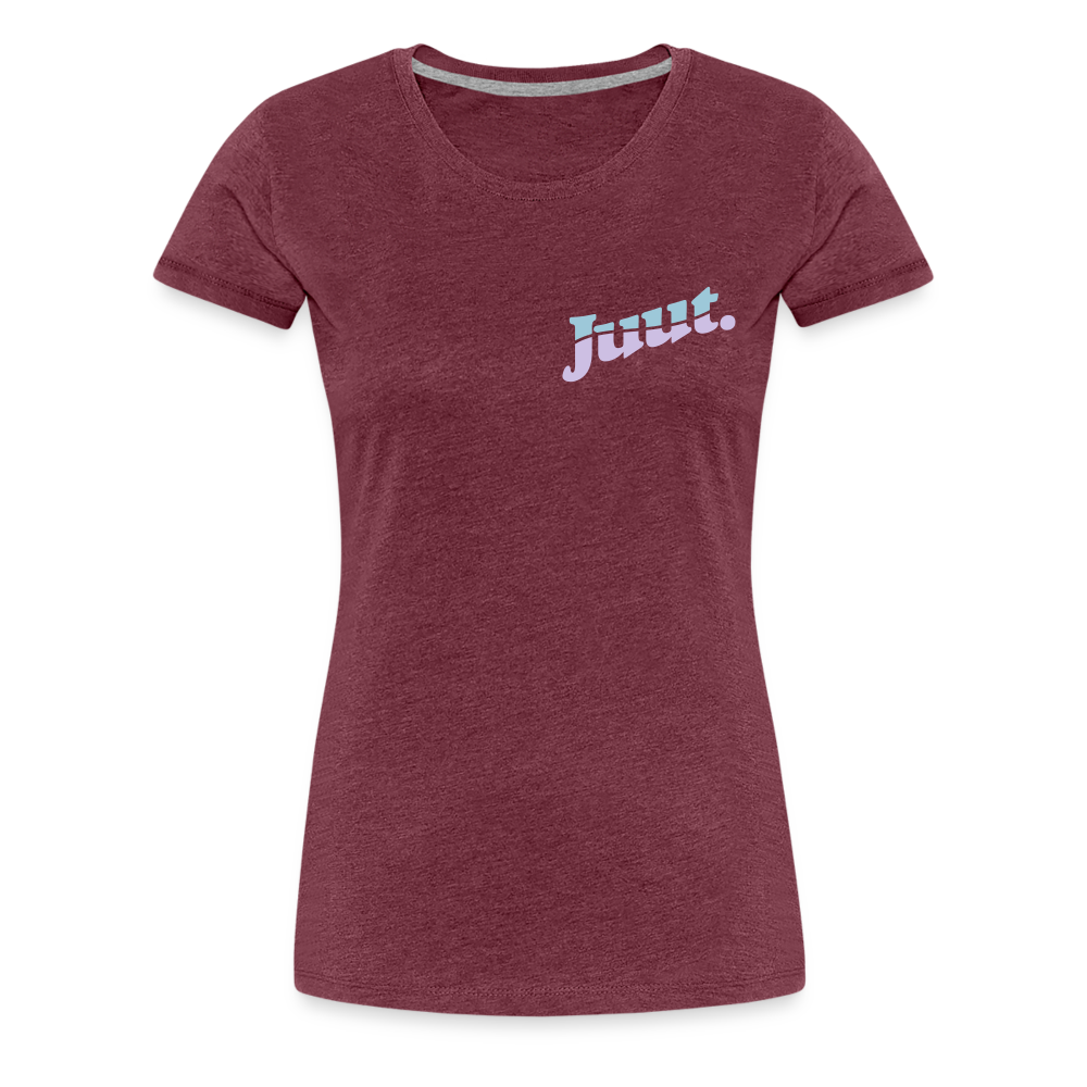 Juut - Frauen Premium T-Shirt - heather burgundy
