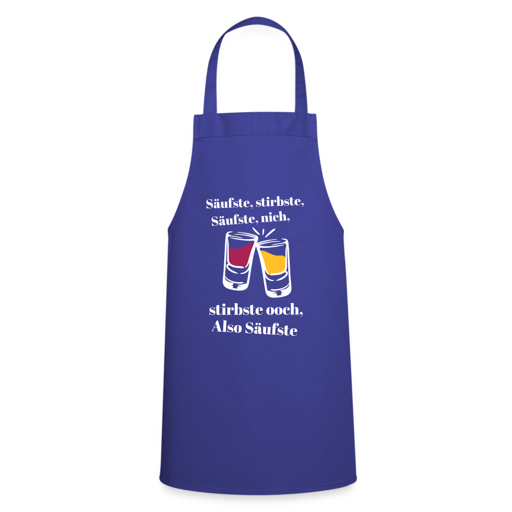Säufste - Kochschürze - royal blue