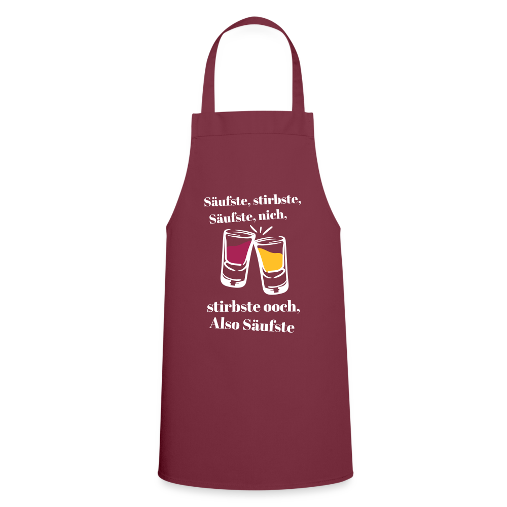 Säufste - Kochschürze - bordeaux