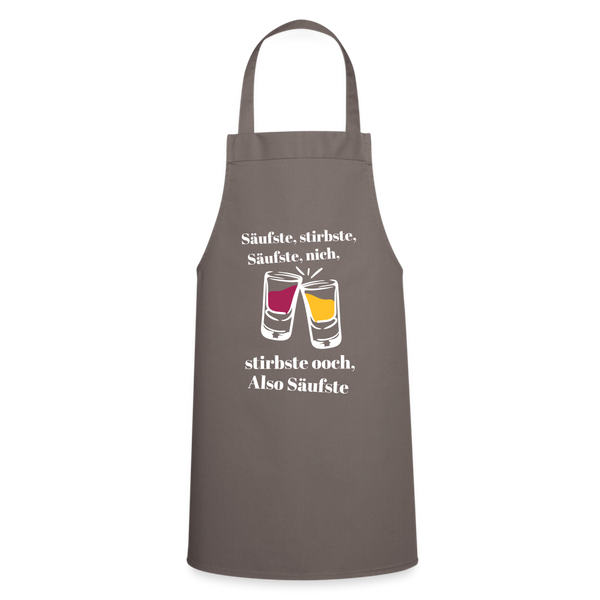 Säufste - Kochschürze - grey