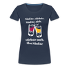 Säufste - Frauen Premium T-Shirt - navy