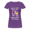 Säufste - Frauen Premium T-Shirt - purple