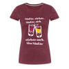 Säufste - Frauen Premium T-Shirt - heather burgundy