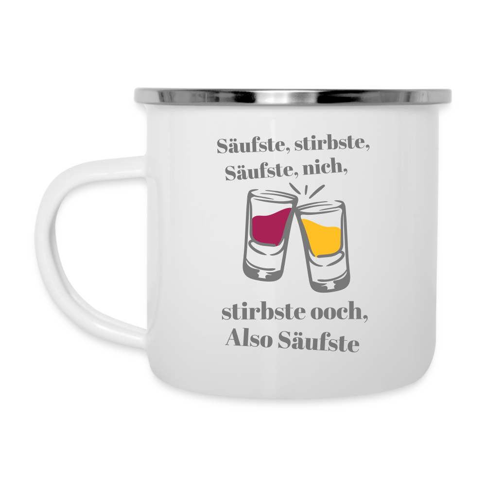 Säufste - Emaille Tasse