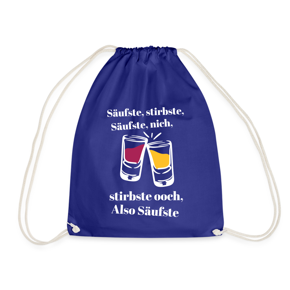 Säufste - Turnbeutel - royal blue